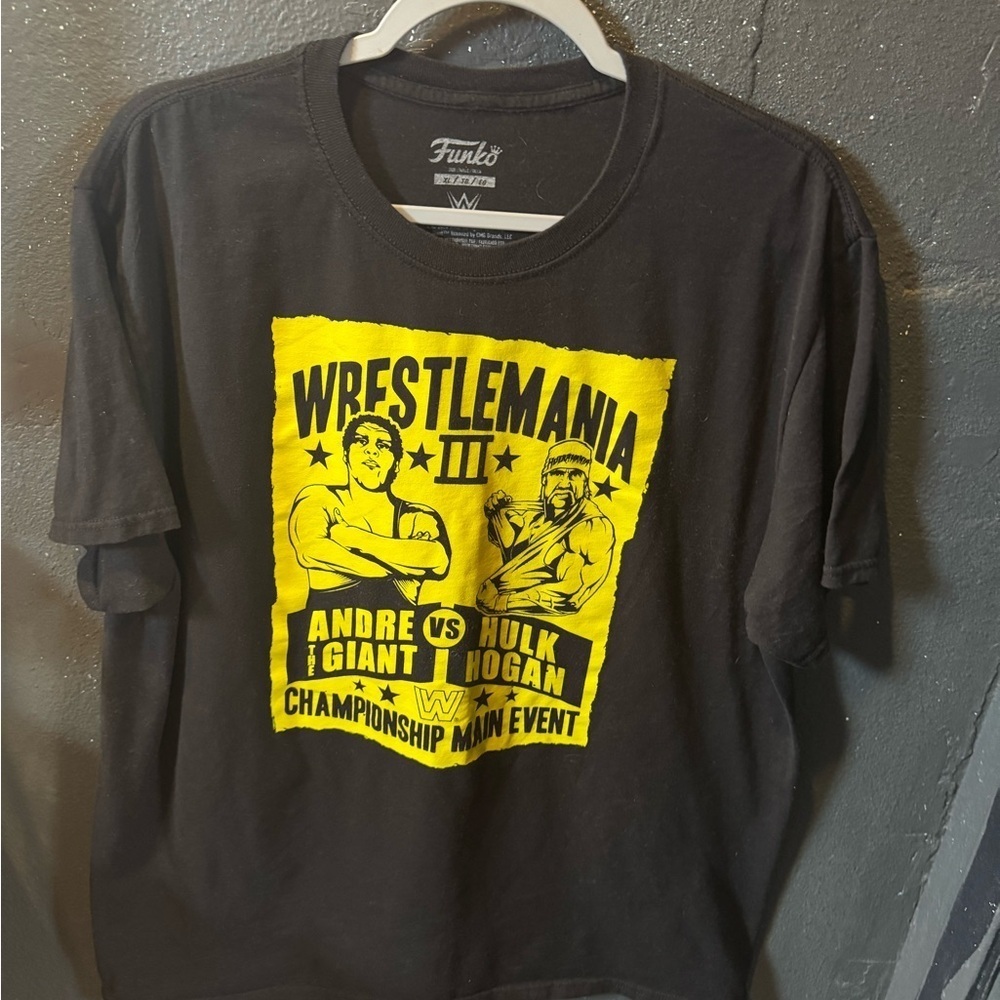 Funko WrestleMania III Black and Yellow Short Sleeve Tee